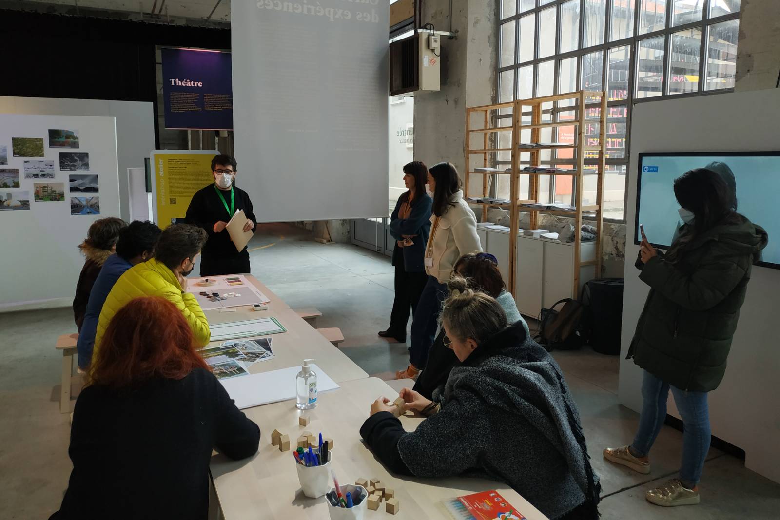 Atelier en cours, vue d'ensemble